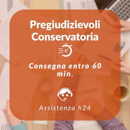 Visura pregiudizievoli conservatoria